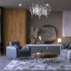 woonkamer inrichten modern warm